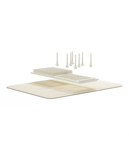 UMBRA suszarka do naczyń UDRY z matą beżowa