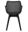 Krzesło LANDI czarne - polipropylen