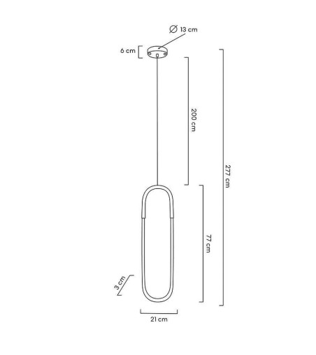 MOOSEE lampa wisząca PUZO L złota