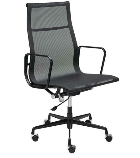 Fotel biurowy AERON PREMIUM czarny - siatka, aluminium