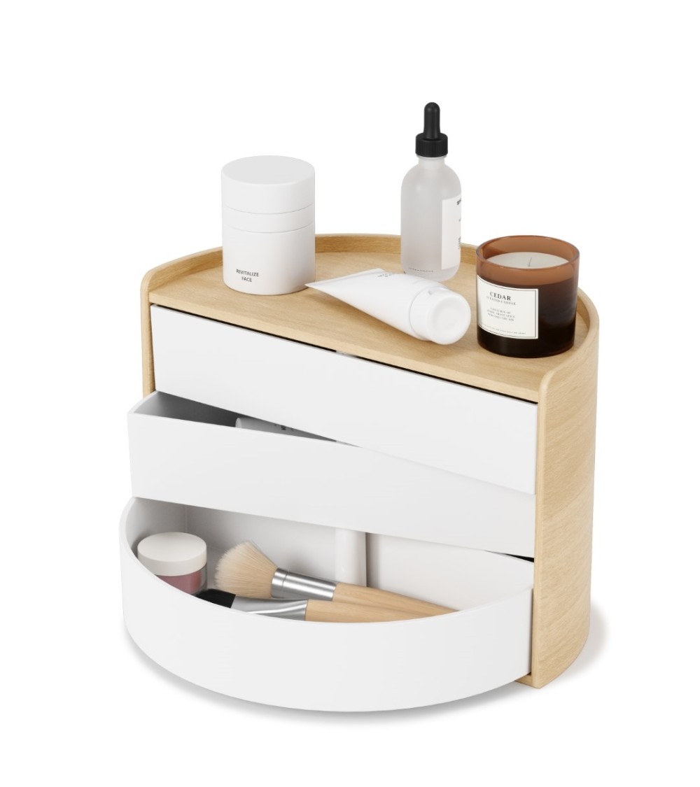 UMBRA pojemnik na biżuterię MOONA biały