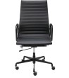 Fotel biurowy AERON PRESTIGE PLUS czarny - skóra naturalna, aluminium