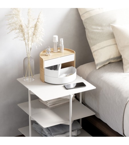 UMBRA pojemnik na biżuterię MOONA biały