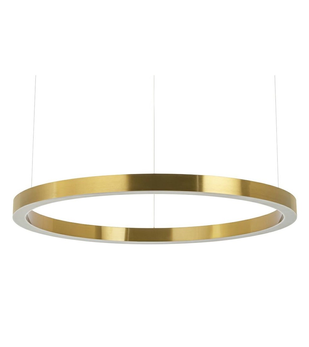 Lampa wisząca RING 100 złota - LED, stal