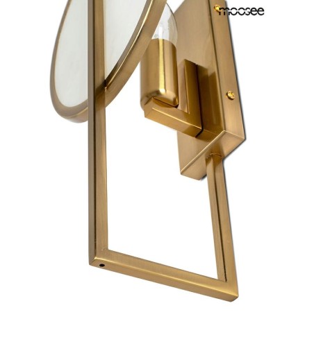 MOOSEE lampa ścienna TROYA złota