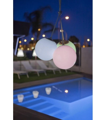 NEW GARDEN lampa wisząca NORAI 25 BATTERY BEIGE