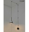 MOOSEE lampa ścienna FLAT czarna