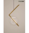MOOSEE lampa wisząca ECHO złota