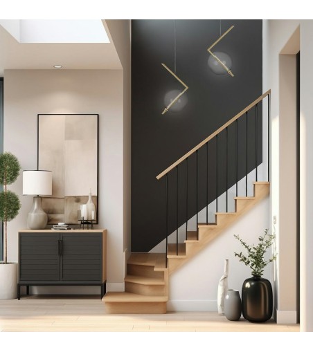 MOOSEE lampa wisząca ECHO złota