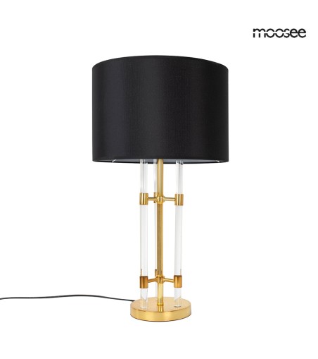 MOOSEE lampa stołowa MOXY złota / czarna
