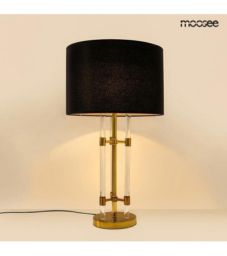 MOOSEE lampa stołowa MOXY złota / czarna