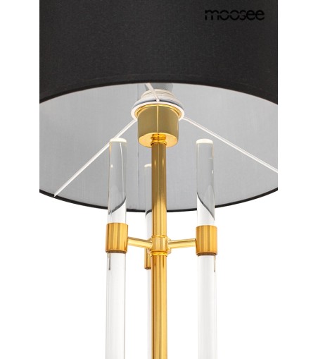 MOOSEE lampa stołowa MOXY złota / czarna