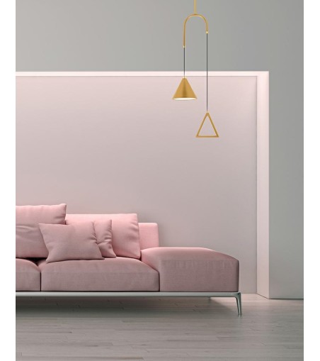 MOOSEE lampa wisząca ACUSTICA złota