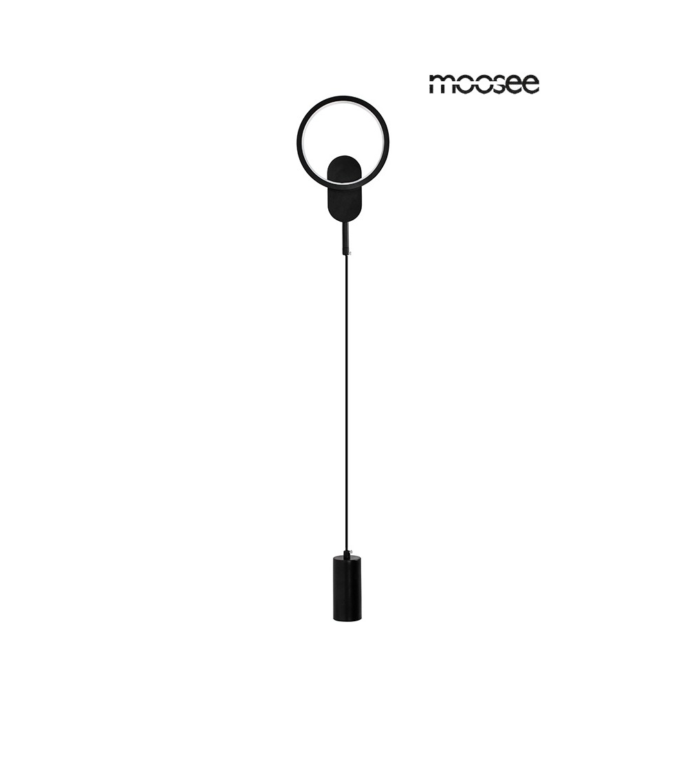 MOOSEE lampa ścienna COMO czarna