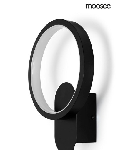 MOOSEE lampa ścienna COMO czarna