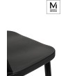 MODESTO krzesło RIBS BLACK czarne - polipropylen