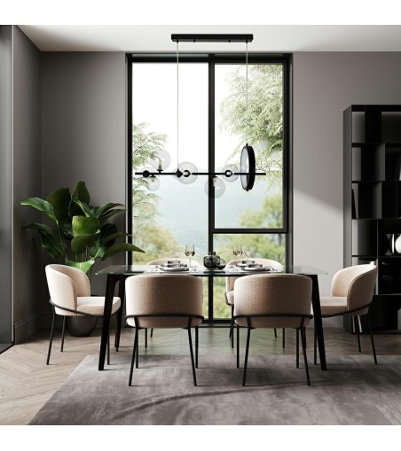 MOOSEE lampa wisząca ALURE LINE 90 czarna