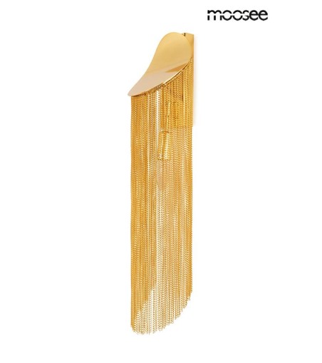 MOOSEE lampa ścienna LAMBADA łańcuszki złota