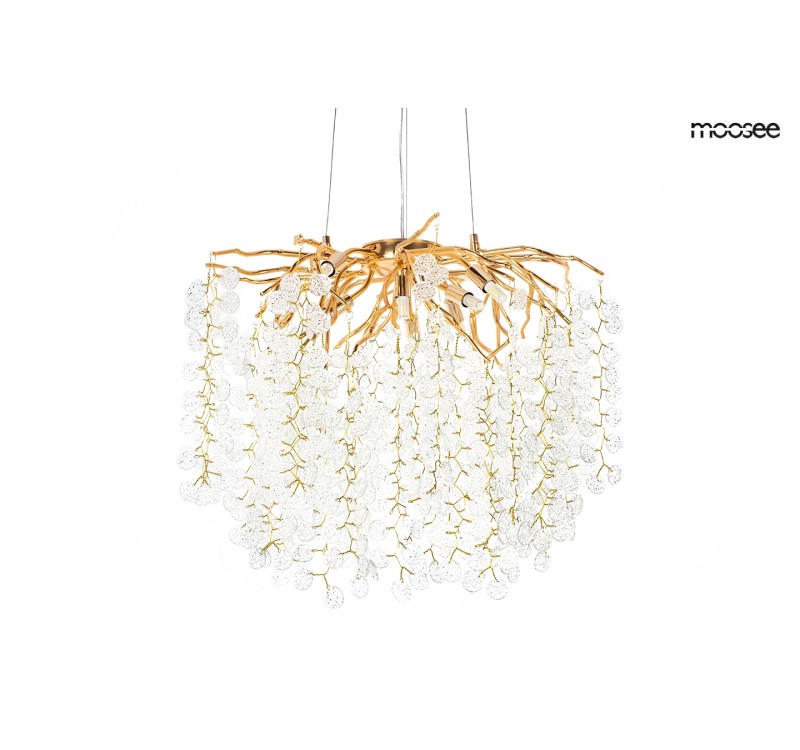MOOSEE lampa wisząca RIVIERA 60 złota /   clear