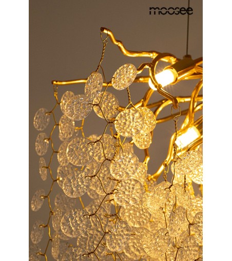 MOOSEE lampa wisząca RIVIERA 60 złota /   clear