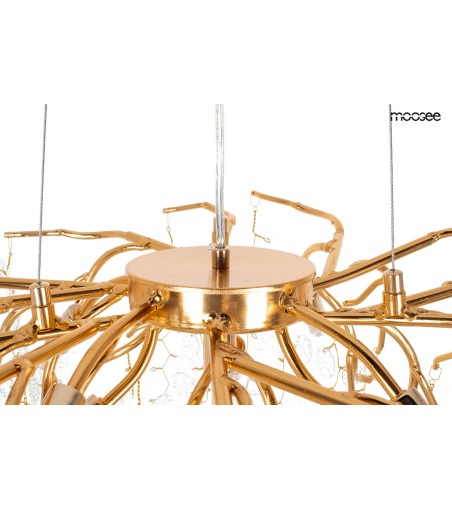 MOOSEE lampa wisząca RIVIERA 60 złota /   clear