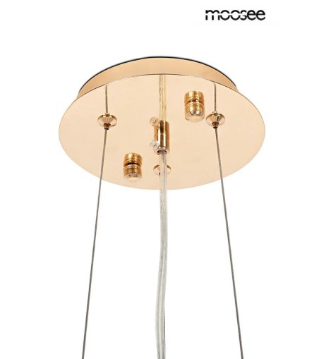 MOOSEE lampa wisząca RIVIERA 60 złota /   clear