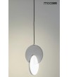 MOOSEE lampa wisząca DISCO srebrna