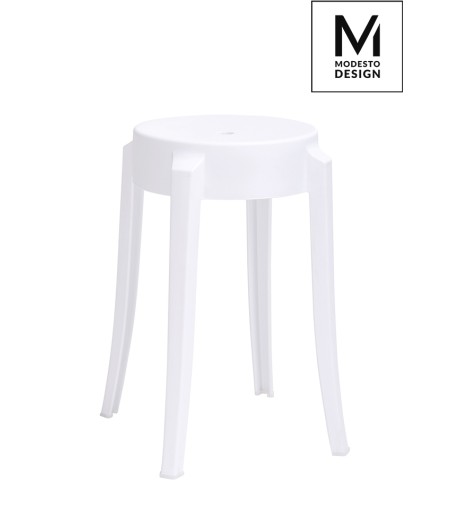 MODESTO stołek CALMAR 46 biały - polipropylen