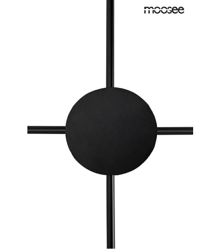 MOOSEE lampa ścienna SHADOW 4 czarna