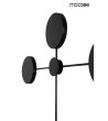 MOOSEE lampa ścienna SHADOW 4 czarna