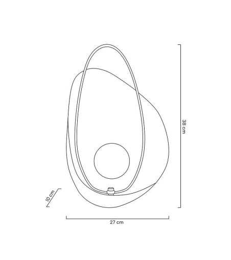 MOOSEE lampa ścienna ROCK