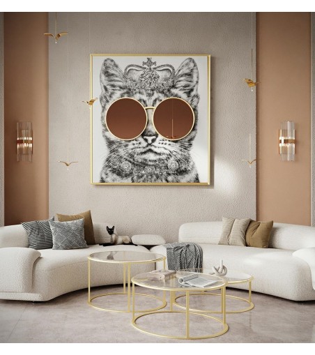 MOOSEE lampa ścienna MILAGRO złota