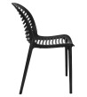Krzesło SUNNY czarne - polipropylen