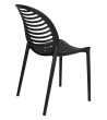 Krzesło SUNNY czarne - polipropylen