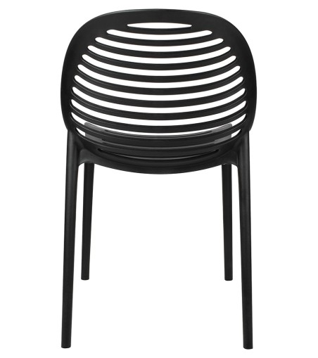 Krzesło SUNNY czarne - polipropylen