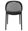 Krzesło SUNNY czarne - polipropylen