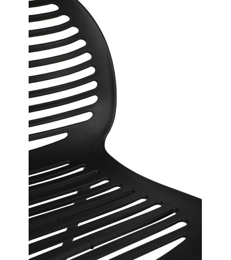 Krzesło SUNNY czarne - polipropylen