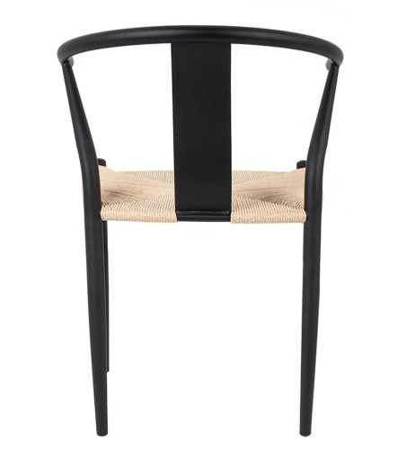 Krzesło WISHBONE METAL naturalne