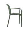 MODESTO krzesło Strips zielone  -         polipropylen