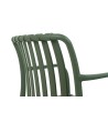 MODESTO krzesło Strips zielone  -         polipropylen