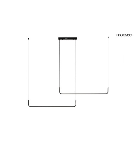 MOOSEE lampa wisząca SHAPE DUO 120 czarna
