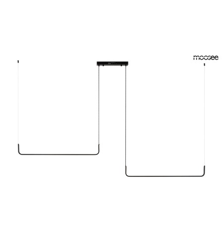 MOOSEE lampa wisząca SHAPE DUO 120 czarna