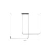 MOOSEE lampa wisząca SHAPE DUO 120 czarna