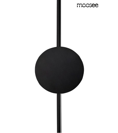 MOOSEE lampa ścienna SHADOW 2 czarna