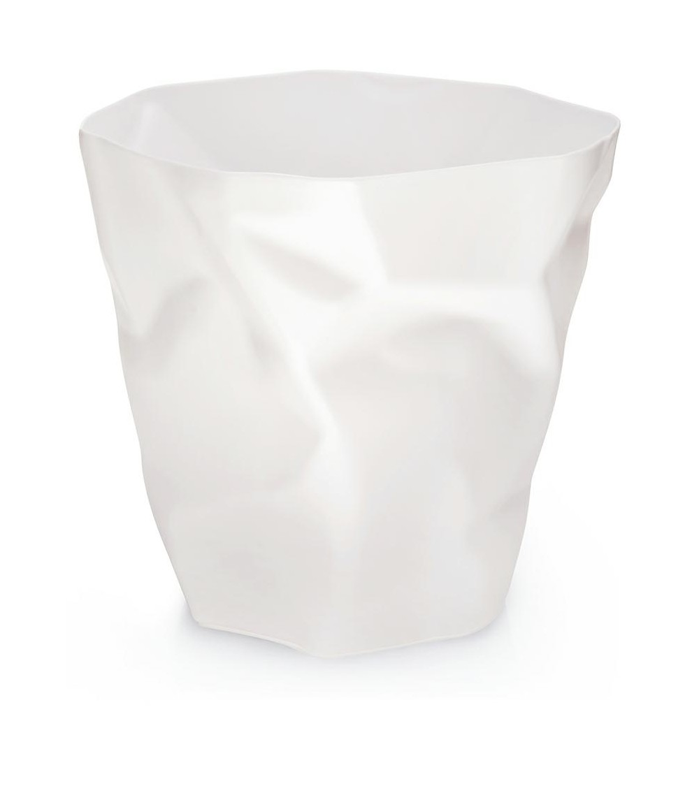 Kosz na śmieci PLAST biały