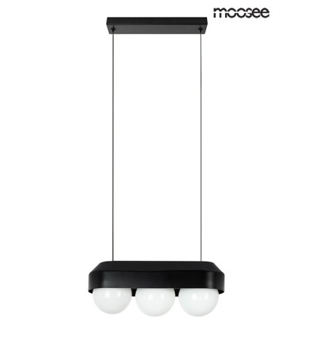 MOOSEE lampa wisząca DROPS 3 czarna