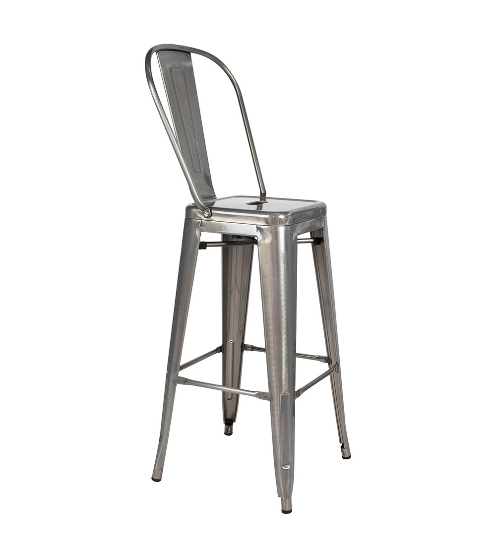 Krzesło barowe TOWER BIG BACK 76  (Paris) metal