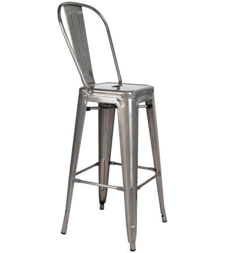 Krzesło barowe TOWER BIG BACK 76  (Paris) metal