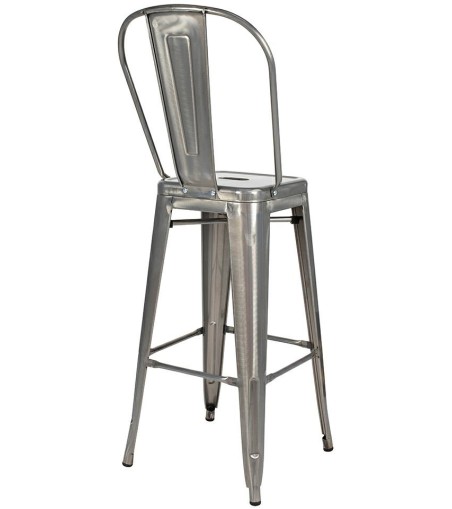 Krzesło barowe TOWER BIG BACK 76  (Paris) metal