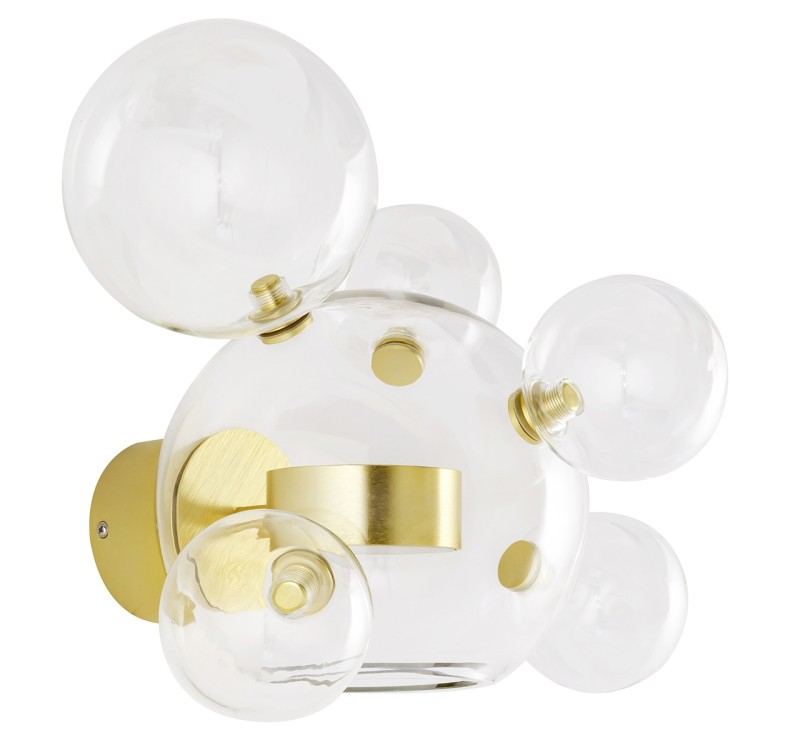 Lampa ścienna CAPRI WALL 6 złota